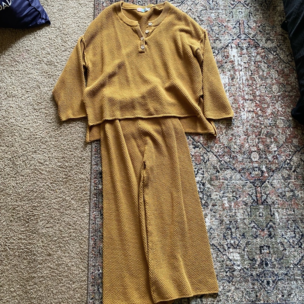 Free people hailee sweater set